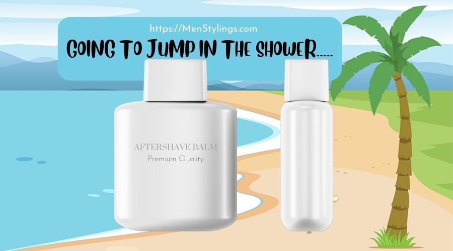 Do you rinse off aftershave balm