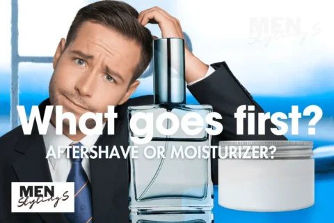 What goes first—aftershave or moisturizer